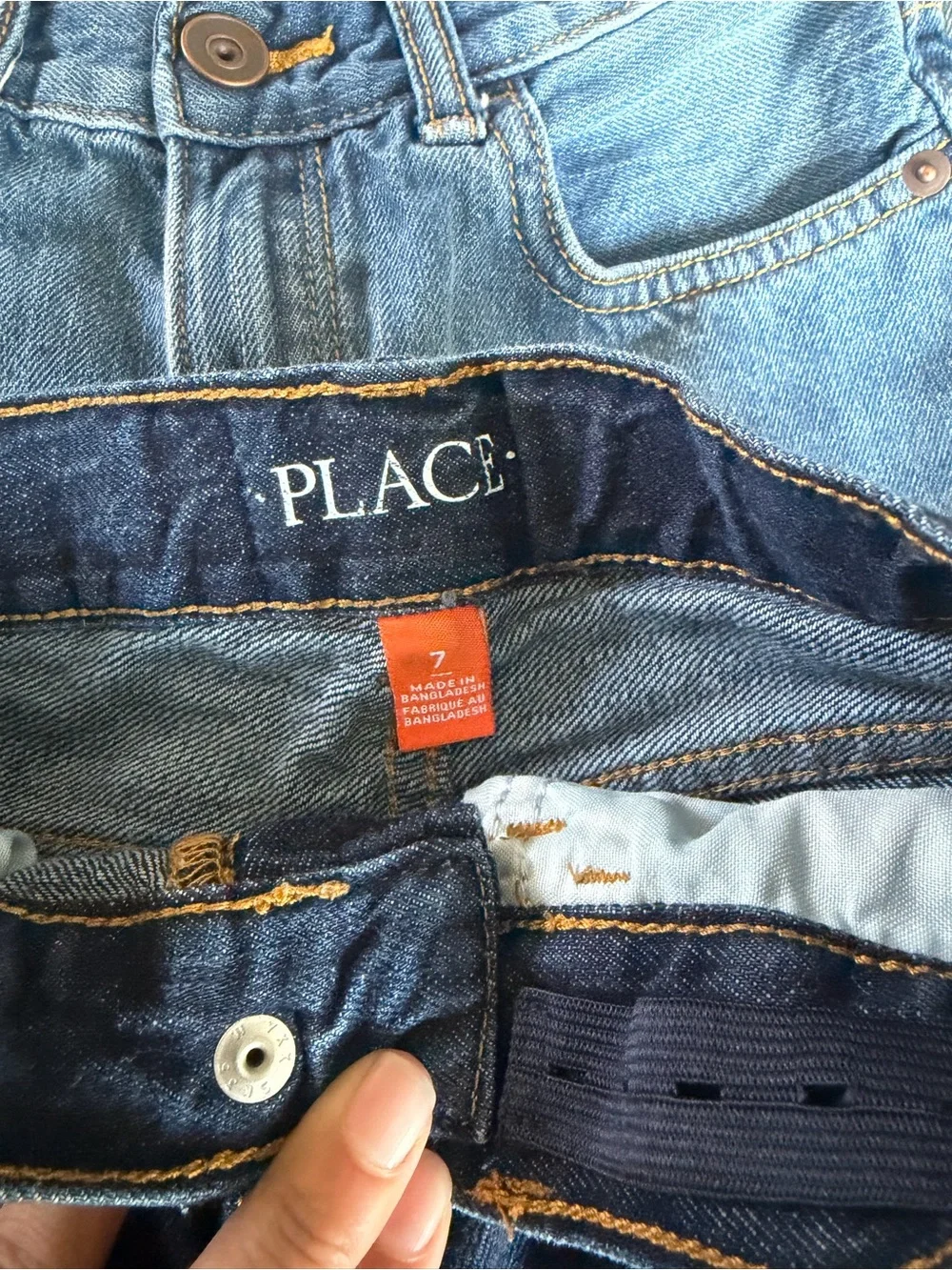 The Children's Place Mixed Denim Jeans - Blue and Black